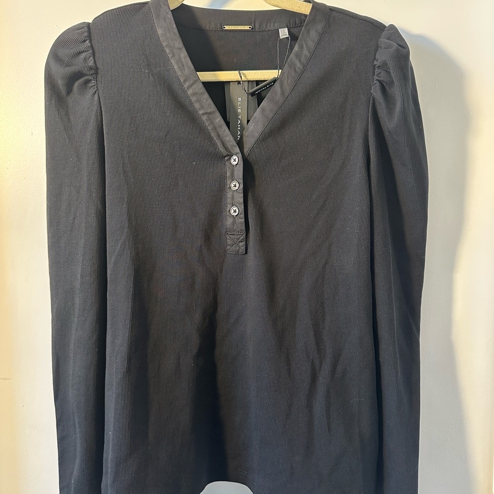Black Long Sleeve Top